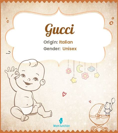 gucci baby names|gucci name origin.